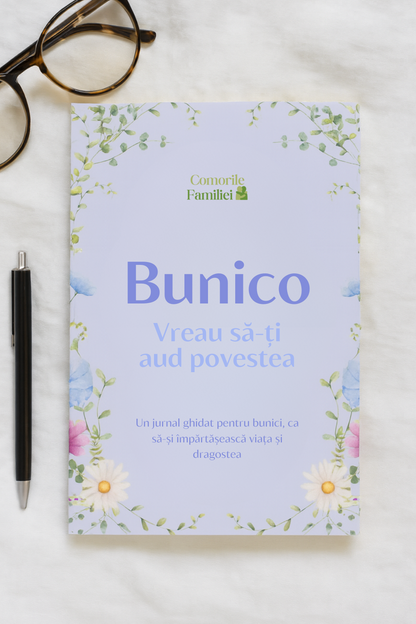 Jurnal de Amintiri pentru Bunică 💜 –50% DE ZIUA MAMEI & TATĂLUI 💜