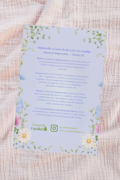 Jurnal de Amintiri pentru Bunică 💜 -50% BLACK FRIDAY 💜
